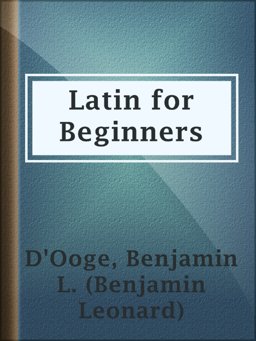 תמונה של  Latin for Beginners